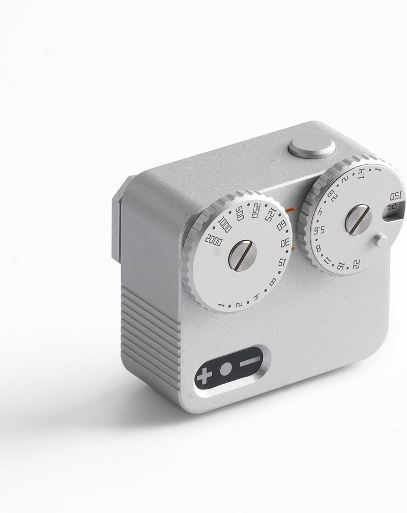 TTArtisan مقياس الضوء II ذو القرصين لضبط ISO متوافق مع قاعدة الحذاء البارد لتصوير ISO (فضي) - Image 2